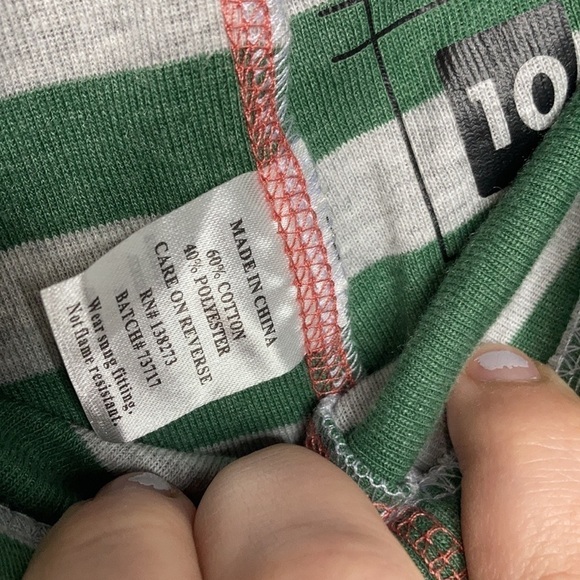 Littlest Prince striped pajama set size 10 - Picture 7 of 10